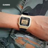 休闲电子手表男官网官方正品 卡西欧旗舰店W 217H防水学生复古时尚