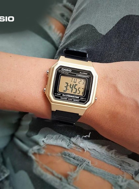 卡西欧旗舰店W-217H防水学生复古时尚休闲电子手表男官网官方正品