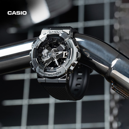 【礼物】casio卡西欧旗舰店GM-110小钢炮电子手表男款官方G-SHOCK