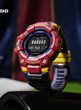 【礼物】casio卡西欧旗舰店GBD-100BAR巴塞罗那男士手表G-SHOCK