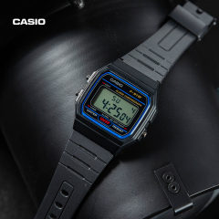casio卡西欧旗舰店F-91WM防水小方块电子表男女士官网官方正品