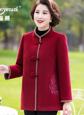 中老年女装秋季新款外套