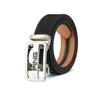 腰带 潮流Golf运动裤 男士 自动扣高尔夫皮带反毛绒真皮休闲百搭时尚