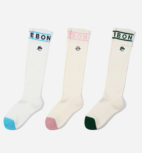 韩国高尔夫长筒袜女25春夏新款 户外休闲运动袜网球袜毛巾底防滑