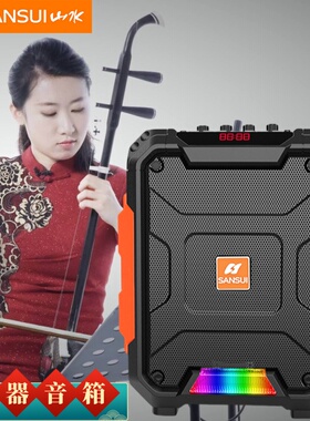 Sansui/山水 D8便携式小型户外广场舞音响大音量二胡乐器蓝牙音箱