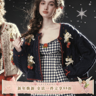 田园日常通勤百搭长款 法式 格子吊带连衣裙女秋 苔丝少女 LaceMade