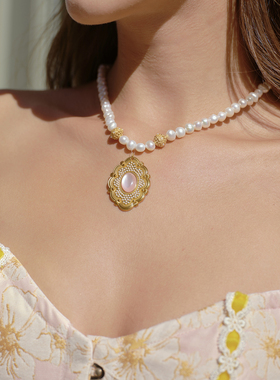 LaceMade 王庭之心 法式巴洛克不规则珍珠项链女百搭日常通勤约会