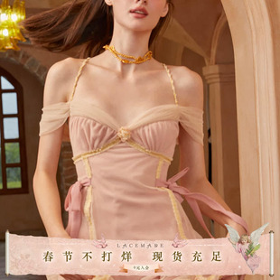 LaceMade 埃及女神 重磅新品尼罗河异域风情小众纱网夏季连衣裙女