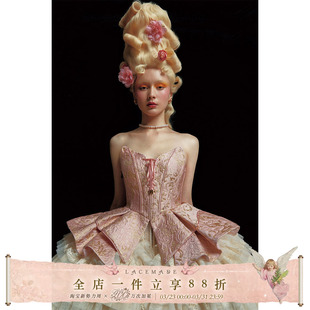 法式 LaceMade Campaign定制款 绝版 重工宫廷风胸衣展示 绝代佳人