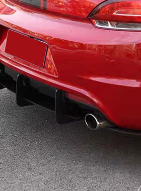 适用大众尚酷R Scirocco R 风刀后唇尾唇后刀锋扰流板改装