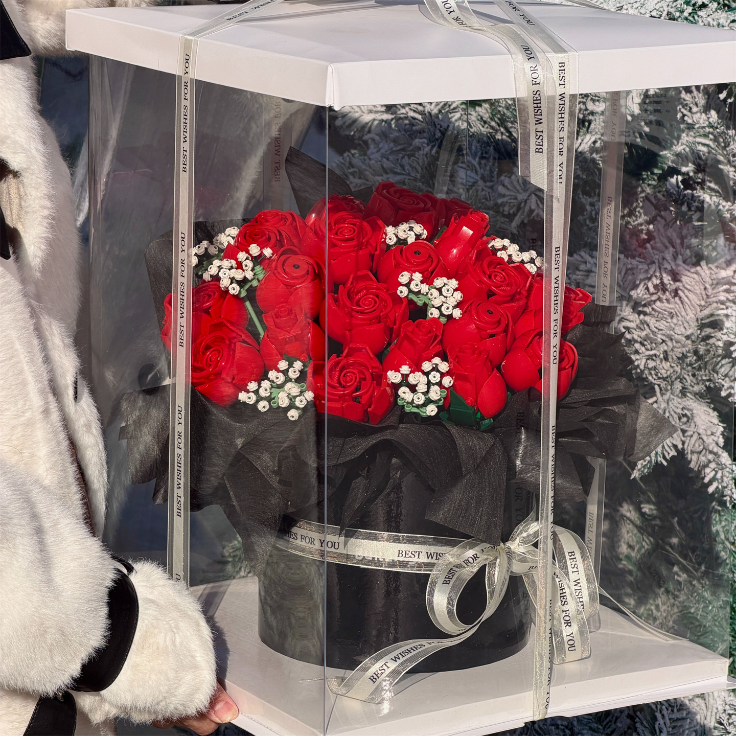 情人节积木花束拼装抱抱桶送女友闺蜜仪式感手工DIY新年生日礼物,玩具/童车/益智/积木/模型,普通塑料积木,淘宝优惠券,粉丝福利购,淘宝优惠卷