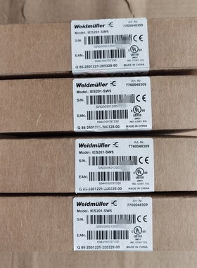IES201-SW5魏德米勒weidmulle非管理型工业交换机 7760048309现货