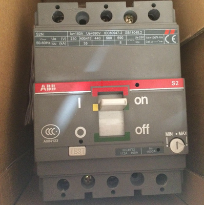 ABB现货空开 S塑壳断路器 61302097 S2N160 R160 TM 10Ith PMP 3P