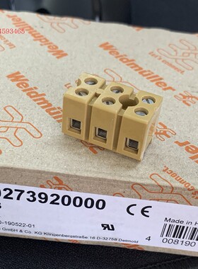 正品魏德米勒 螺钉 整体多回路式接线端子排 0273920000 MK 3/3