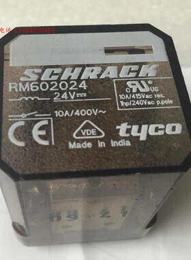 RM602024 美国泰科SCHRACK中间继电器 24V全新原装正品 产地 印度