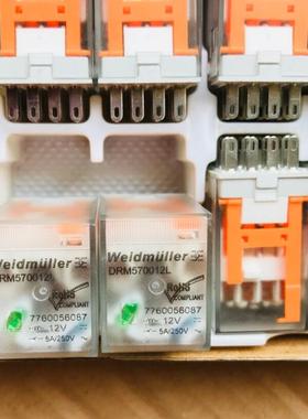 魏德米勒继电器DRM570012L DC12V 14针脚 7760056087 DRM570012LT