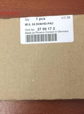 现货 菲尼克斯数字量模块 IB IL 24 DO8/HD-PAC 8点输出 2700172