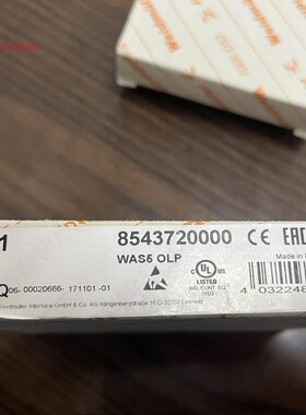 现货库存 全新魏德米勒信号隔离器 WAS 5 OLP 8543720000