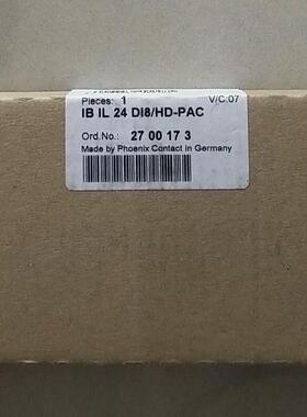 全新菲尼克斯PHOENIX数字量模块 2700173 IB IL 24 DI 8/HD-PAC