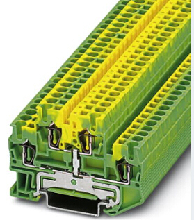 原装菲尼克斯Phoenix 接地双层互联接线端子排STTB2.5-PE 3036026
