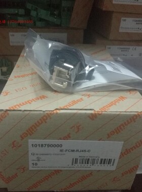 原装 魏德米勒接口RJ45耦合器 IE-FCM-RJ45-C 订货 1018790000