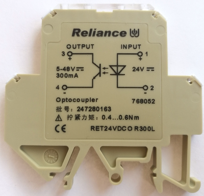 Reliance瑞联光电耦合器 RET24VDCO R300L 768052 RET24VDCOR300L
