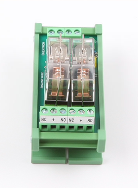 欧姆龙机床CNC系统24V中间继电器模组块PLC放大板2路 RM024D-1C02