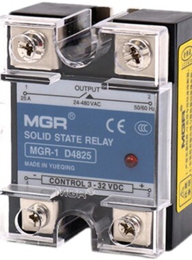 MGR-1D4840 SSR-75DA 4825 4875直流控交流 美格尔固态继电器单相