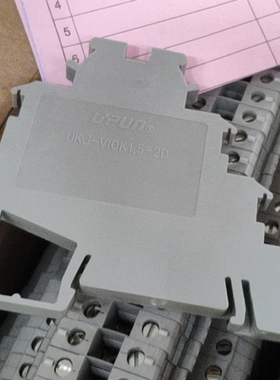 UKJ-VIOK1.5-2D 友邦电气 框式螺钉压接四层传感器执行器接线端子