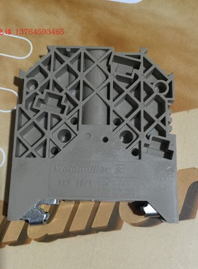 魏德米勒端子排固定件WEW35/1堵头1059000000 导轨固定件终端导轨