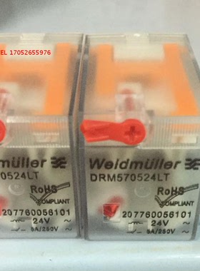Weidmuller魏德米勒继电器DRM570524LT 4组 AC24V 7760056101带灯