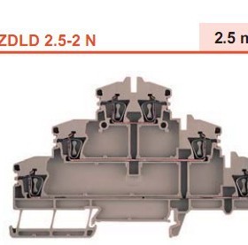 ZDLD 2.5-2N 原装正品魏德米勒三层弹片端子 弹簧端子1782300000