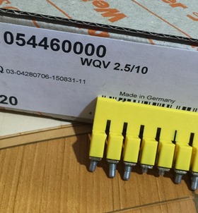 原装德国魏德米勒短路条 WDU2.5短接条 WQV 2.5/10 1054460000