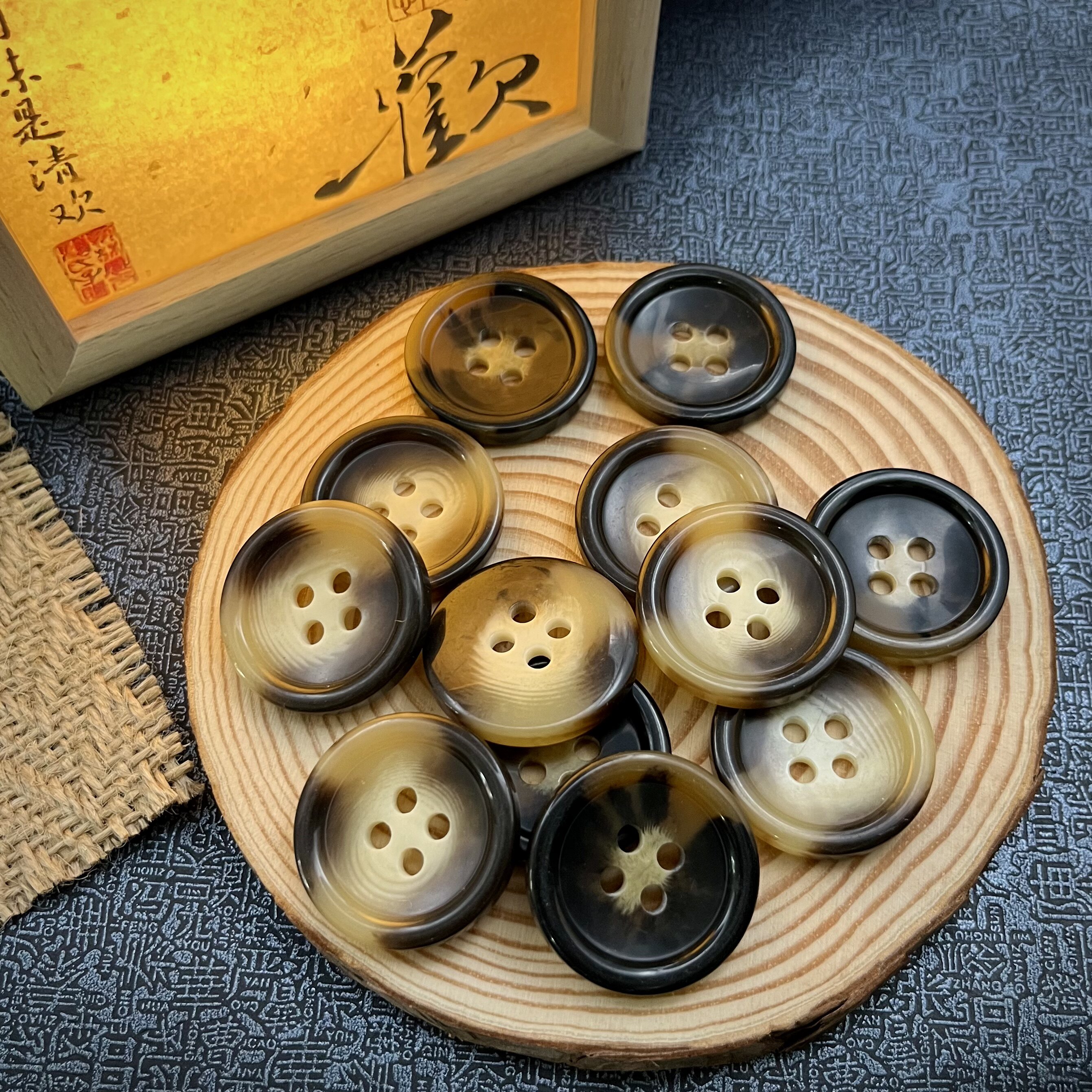 羊绒大衣扣子复古百搭女扣男西服西装扣毛衣开衫风衣衣服扣子加厚