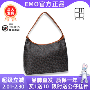 韩国EMO狗牙包流浪包HOBO包拉链休闲子母购物袋印花妈咪包托特包