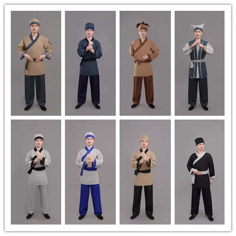 古装汉服店小二服装演出服古代家