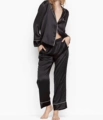 Black Long-Sleeved Trousers