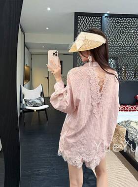 张涩涩25夏 粉漾情 重工绝美衫蕾丝衬ZSS-25BT裤+短+半身裙夏日防