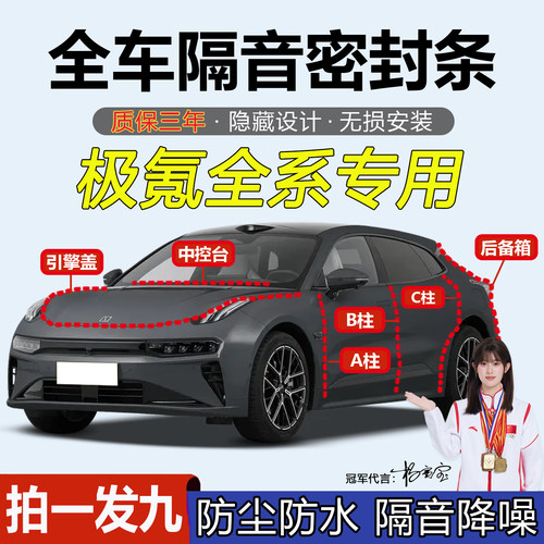 极氪7X/0019专用A柱B柱C柱密封条