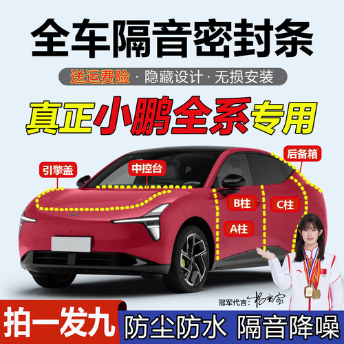 小鹏汽车专用B柱C柱中控台密封条