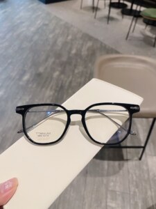 复古大框眼镜韩版男女同款潮网红款防蓝光辐射近视配度数镜片