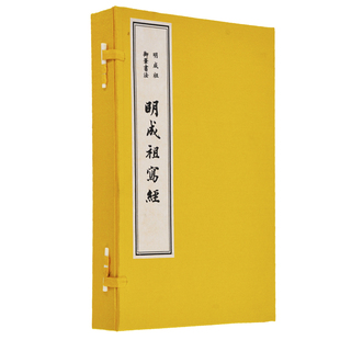 明成祖御笔书法 明成祖写经 戴进著 帝王书法 佛教密宗 文物出版社官方旗舰店