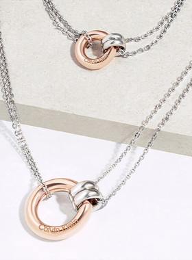 幸运环系列时尚玫瑰金色手链