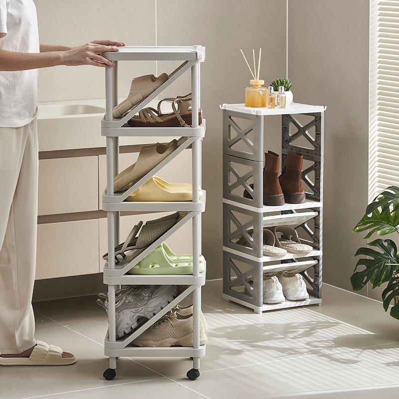 可移动厚实鞋架多层男女鞋收纳柜