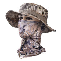 Penney hat, ice silk scarf set, outdoor mountain climbing, camping, fishing, sun protection, windproof, breathable, sunshade, quick-drying fisherman's hat thumbnail 7