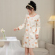 睡衣甜美可爱印花春秋2026新款 纯棉长袖 家居服 春夏款 耶蒂睡裙女款