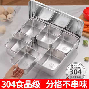 304不锈钢饭堂留样盒厨房收纳餐厅食堂调味料盒幼儿园食品留样盒