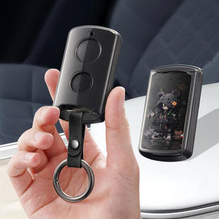 适用雅马哈摩托车Nmax155钥匙套yamaha钥匙包Xmax300扣Nvx壳雅马