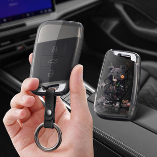 适用大众CC蔚揽高尔夫汽车钥匙套保护套包壳卡片扣全包女男士高级