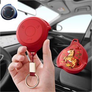 适用哪吒全新2021哪咤汽车钥匙套V保护套NO1包U壳扣女高级22款 男